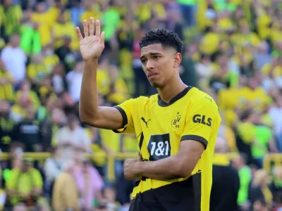 Soccer Football - Bundesliga - Borussia Dortmund v 1. FSV Mainz 05 - Signal Iduna Park, Dortmund, Germany - May 27, 2023 Borussia Dortmund's Jude Bellingham looks dejected after the match REUTERS/Wolfgang Rattay DFL REGULATIONS PROHIBIT ANY USE OF PHOTOGRAPHS AS IMAGE SEQUENCES AND/OR QUASI-VIDEO.