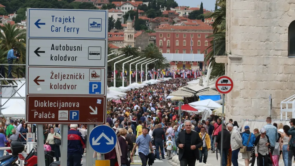 Split, Hrvaška, turizem, praznik zaščitnika mesta sv. Duje. Tatjana Pihlar 