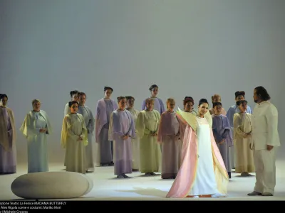 Opero Madama Butterfly Giacoma Puccinija bo na 71. Ljubljana Festivalu v četrtek in petek v Gallusovi dvorani Cankarjevega doma izvedla italijanska operna hiša Teatro La Fenice.