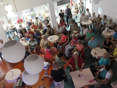 starostniki- Dom starejših občanov Fužine, Alzheimer cafe    //FOTO: Jaka Gasar