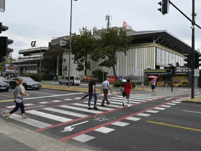 - 28.08.2023 – pametni prehod za pešče na Dunajski cesti pri Gospodarskem razstavišču. //FOTO: Nik Erik Neubauer