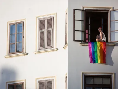 ﻿- 18.06.2016 - Parada ponosa 2016 v Ljubljani - javna manifestacija lezbijk, gejev, biseksualcev in transseksualcev - mavrica -   ..//FOTO: Maja Marko