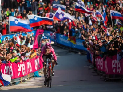 - Geraint Thomas(Ineos).- 27.05.2023 - Kolesarska dirka po Italiji Giro d'Italia 2023 – 20. etapa - gorski kronometer Trbiž - Svete Višarje (18,6 km),//FOTO: Bojan Velikonja