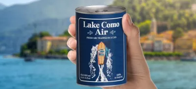 Pločevinka zraka iz okolice jezera Como. Foto: Lake Como Air