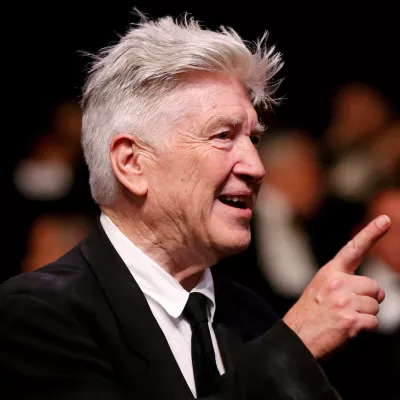 FILE PHOTO: 70th Cannes Film Festival - Closing ceremony - Cannes, France. 28/05/2017. Director David Lynch gestures. REUTERS/Stephane Mahe/File Photo