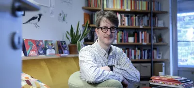 - 22.03.2025 - nemški ilustrator Ferdinand Lutz//FOTO: Jaka GasarOPOMBA: ZA OBJEKTIV - INTERVJU