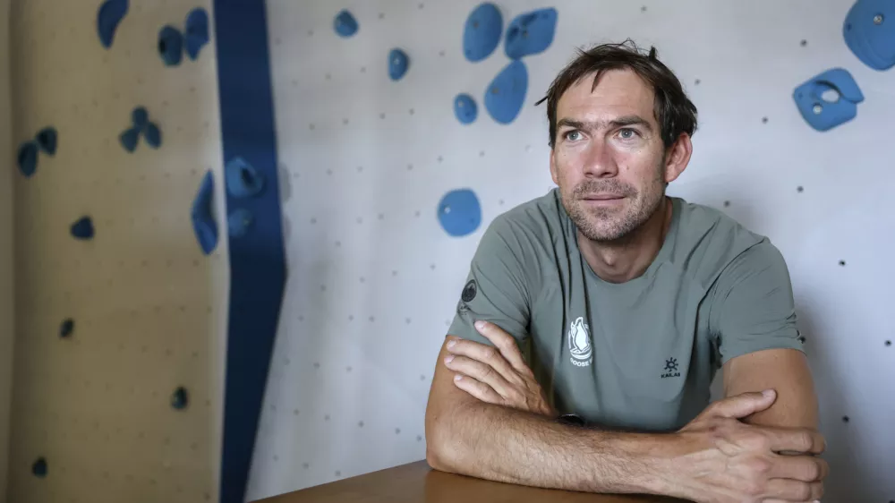 - 21.08.2024 - alpinist, plezalec Aleš Česen //FOTO: Jaka Gasar