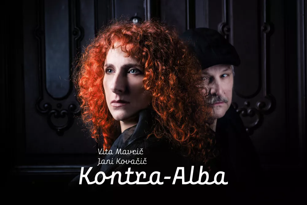 Vita Mavrič in Jani Kovačič v novem projektu Kontra-Alba F arhiv CD