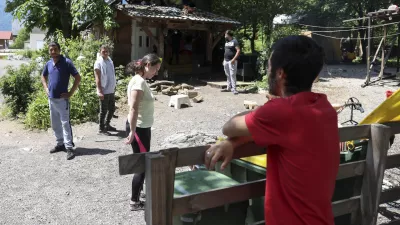 - 07.06.2023 – Romsko naselje Lepovče v občini Ribnica – romi - //FOTO: Jaka Gasar