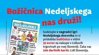 Božičnica se vrača! Lidl in Nedeljski podarjata 35 € – ujemite svoj kupon!