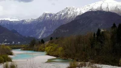 Soča, zima. Foto: Profimedia