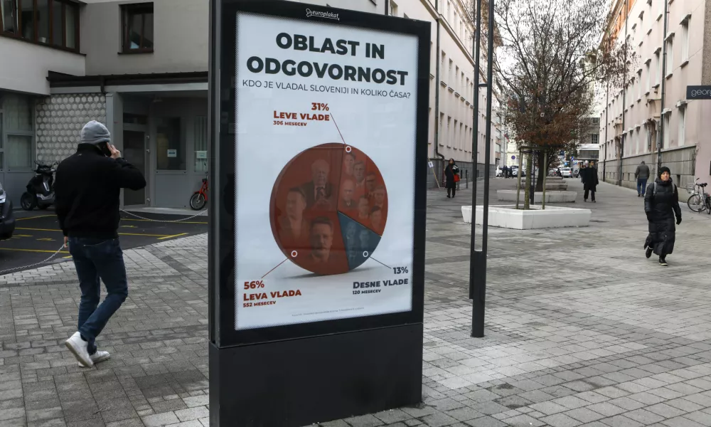 15.01.2026 - Predvolilni plakat - SDS - slovenska demokratska stranka - parlamentarne volitve 2026Foto: Luka Cjuha / Foto: Luka Cjuha