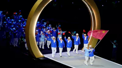 Milano Cortina 2026 Olympics - Opening Ceremony - San Siro Stadium, Milan, Italy - February 06, 2026. Athletes of China during the opening ceremony REUTERS/Fabrizio Bensch REFILE - CORRECTING EVENT TEMPLATE