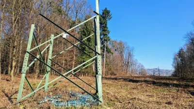 Zakaj Elektro Maribor ni zakrpal podrtega daljnovoda?