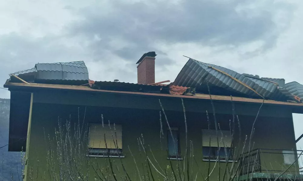 Neurje, veter, severna primorska.26. marec 2026