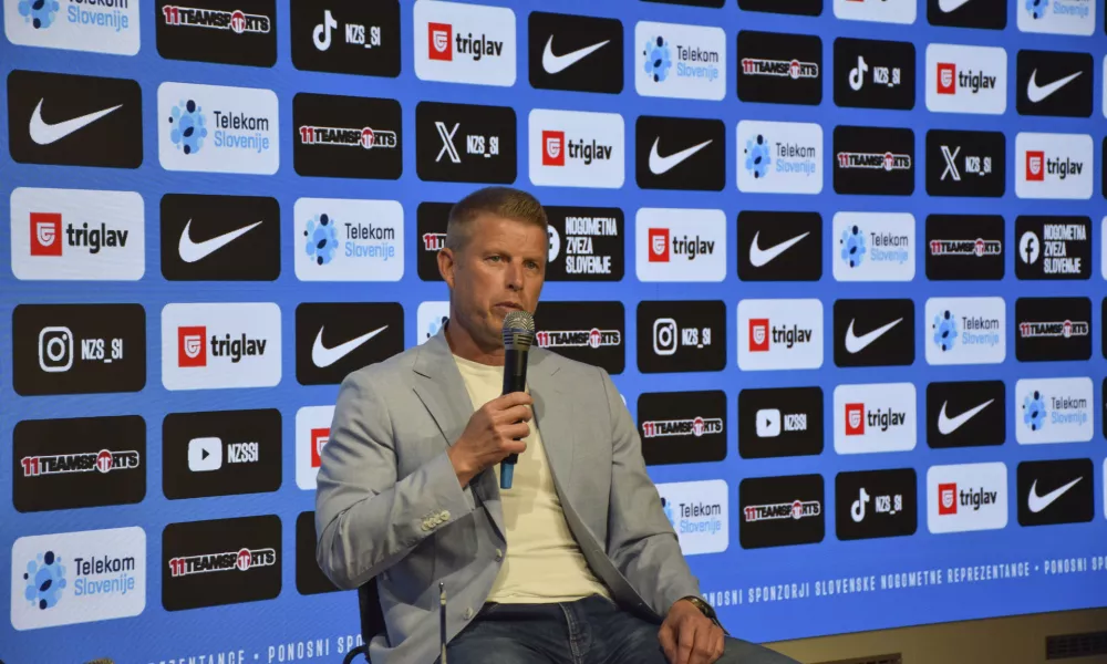 05.06.2025 - novinarska konferenca selektorja Slovenije, Andrej Razdrh - selektor foto:voranc kramberger