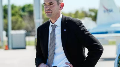 NASA Administrator Jared Isaacman speaks to the media after the arrival of the Artemis II crew at Kennedy Space Center, FL March 27, 2026. They will launch as soon as April 1 on a 10-day mission to fly around the moon and back. Craig Bailey, FLORIDA TODAY via USA TODAY NETWORK