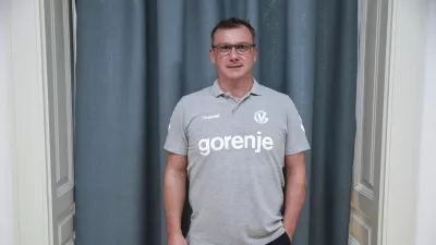 Zoran Jovičič- 02.09.2024 - novinarska konferenca rokometnih klubov pred začetkom nove sezone //FOTO: Jaka Gasar