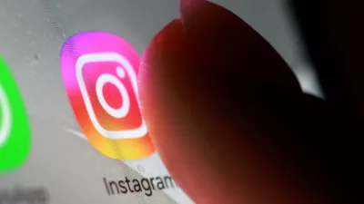 Instagram app icon is seen on a smartphone in this illustration taken October 27, 2025. REUTERS/Dado Ruvic/Illustration