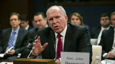 Nekdanji direktor CIE John Brennan med zasli&scaron;anjem pred leti. / Foto: Profimedia
