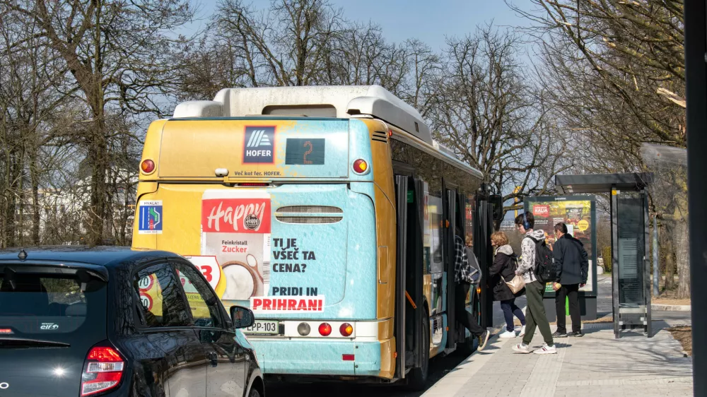 9.3.2026 - Avtobusna postaja LPP - Pokopali&scaron;ka cestaFoto: Lovro Milek