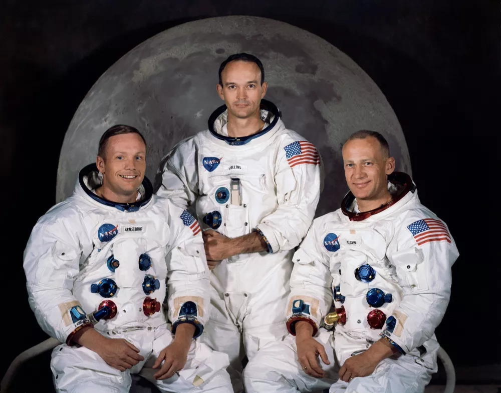 Posadka Apolla 11 / Foto: Nasa