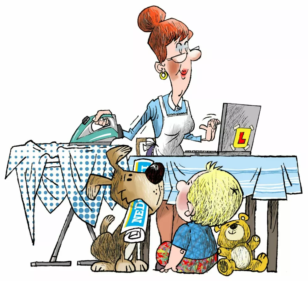 ilustracija Jože Trobec, akcija Zgodbe Nedeljskega / Foto: Joža Trobec