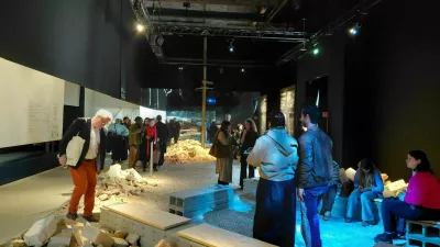 Otvoritev slovenskega paviljona na Bene&scaron;kem bienalu.
