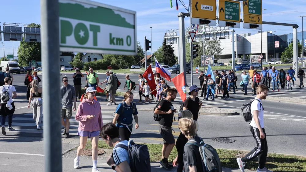 - 09.05.2026 - Pot ob žici - pohod okoli okupirane Ljubljane//FOTO: Jaka Gasar