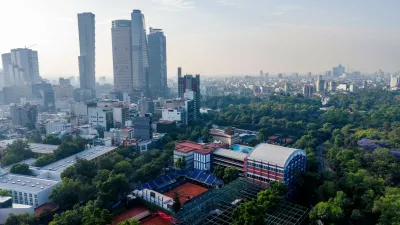 Aerial view of the Rafael Osuna Stadium, the venue for the Mexico City Open tennis event, in Mexico City, Mexico.J. Duckworth Gets Champion After Defeating S. Napolitano In The Men's Singles Final Of The ATP Challenger Mexico City Open - 11 Apr 2026,Image: 1090796032, License: Rights-managed, Restrictions:, Model Release: no