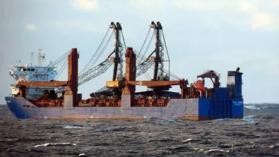 In this handout image released by the Portuguese Navy on December 22, 2024, the Russian cargo ship Ursa Major is pictured during a monitoring operation conducted by the Portuguese Navy along the Continental Exclusive Economic Zone (EEZ) off the coast of Portugal. Two crew members are missing after a Russian cargo ship sank in international waters in the Mediterranean after an explosion on board, Russia's foreign ministry said on Telegram on December 24, 2024. The Ursa Major sank "after an explosion in the engine room," the ministry's crisis unit said.,Image: 949750521, License: Rights-managed, Restrictions: RESTRICTED TO EDITORIAL USE - MANDATORY CREDIT "AFP PHOTO / PORTUGUESE NAVY / HANDOUT / " - NO MARKETING NO ADVERTISING CAMPAIGNS - DISTRIBUTED AS A SERVICE TO CLIENTS, ***HANDOUT image or SOCIAL MEDIA IMAGE or FILMSTILL for EDITORIAL USE ONLY! * Please note: Fees charged by Profimedia are for the Profimedia's services only, and do not, nor are they intended to, convey to the user any ownership of Copyright or License in the material. Profimedia does not claim any ownership including but not limited to Copyright or License in the attached material. By publishing this material you (the user) expressly agree to indemnify and to hold Profimedia and its directors, shareholders and employees harmless from any loss, claims, damages, demands, expenses (including legal fees), or any causes of action or allegation against Profimedia arising out of or connected in any way with publication of the material. Profimedia does not claim any copyright or license in the attached materials. Any downloading fees charged by Profimedia are for Profimedia's services only. * Handling Fee Only ***, Model Release: no 