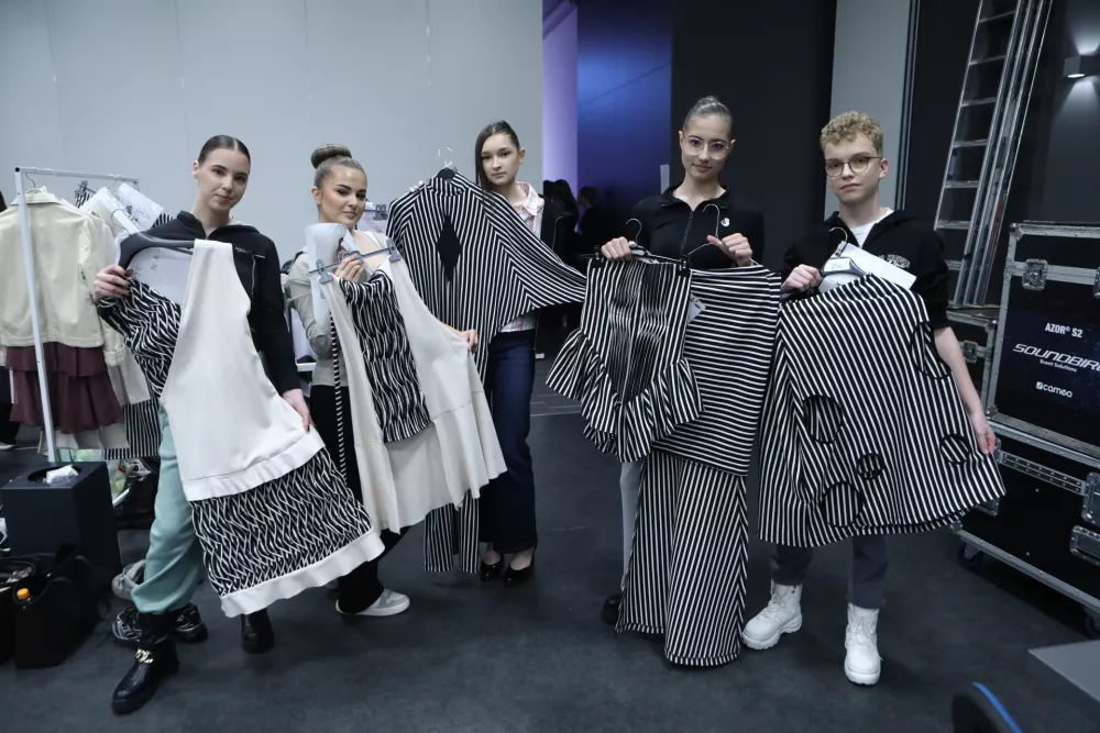 13.5.2026 - Celje - celjski sejem - modna predstava srednjih frizerskih &scaron;ol - modna revija -frizerke - Foto Luka Cjuha / Foto: Luka Cjuha