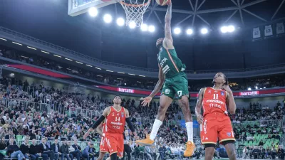 Dewayne Stewart- 12.05.2026 - ko&scaron;arka - liga ABA - Olimpija: Crvena zvezda//FOTO: Jaka Gasar