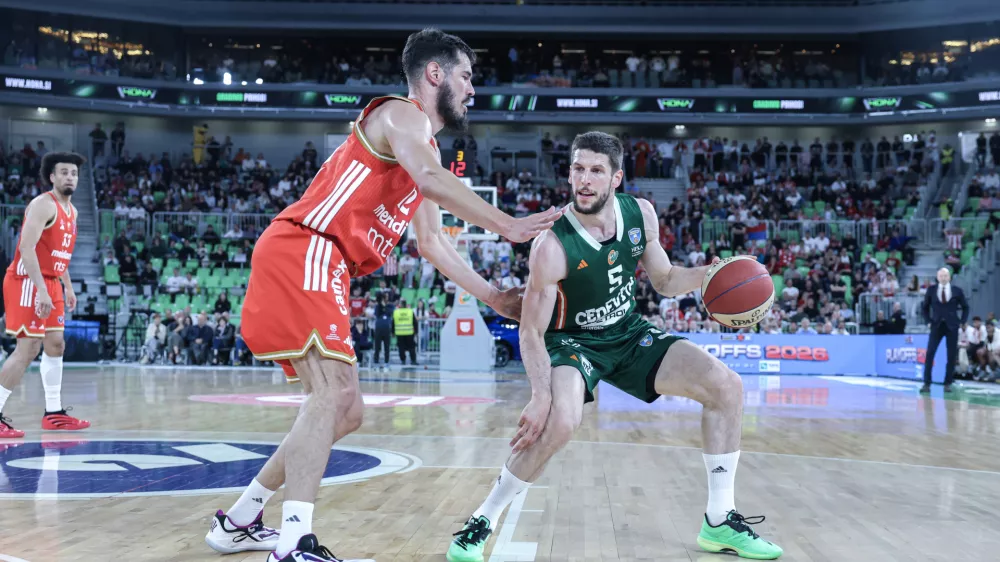 Aleksej Nikolić- 12.05.2026 - ko&scaron;arka - liga ABA - Olimpija: Crvena zvezda//FOTO: Jaka Gasar