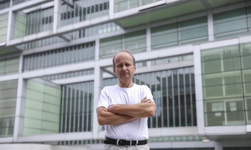 - 08.07.2024 - Gregor Ficko, &scaron;ef zbornice za gradbeni&scaron;tvo pri GZS  //FOTO: Jaka GasarOPOMBA: ZA OBJEKTIV - INTERVJU