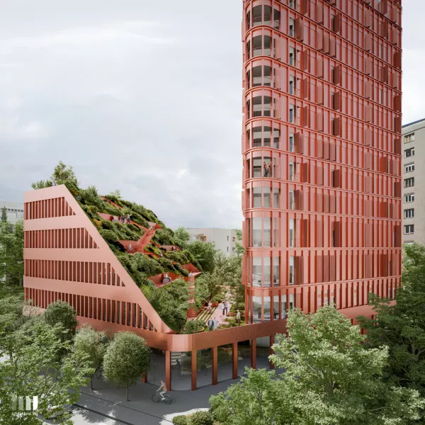 Stolpnica v &Scaron;i&scaron;ki C - Tower, arhitekturnega biroja Arhitektura MJ