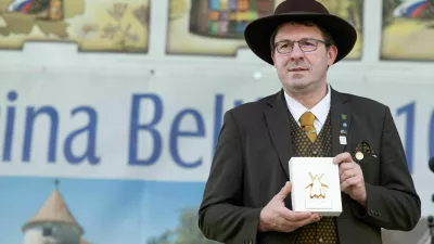 Beltinci.21. slovenski cebelarski praznik v Beltincih.Predsednik ČZS Bo&scaron;tjan Noč