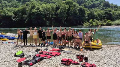 Spomin na &scaron;e eno v vrsti uspe&scaron;nih čistilnih akcij. / Foto:&nbsp;osebni arhiv Savskih gusarjev