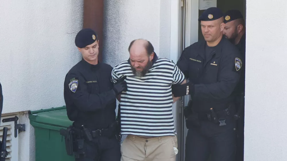 Kristijan Aleksić, umor v Drni&scaron;u. Foto: Pixsell 