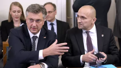15.11.2023., Zagreb - Na 38. sjednici Odbor za obranu raspravlja o prijedlogu za iskazivanje povjerenja Ivanu Anusicu za obavljanje duznosti ministra obrane i potpredsjednika Vlade RH. Kandidata za ministra odboru je predstavio premijer Plenkovic. Photo: Patrik Macek/PIXSELL