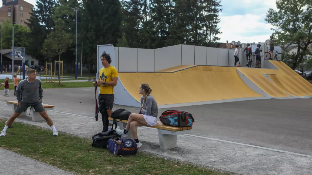 18.5.2026 - &scaron;portni park Savsko naselje - otvoritev - igri&scaron;čeFoto: Luka Cjuha