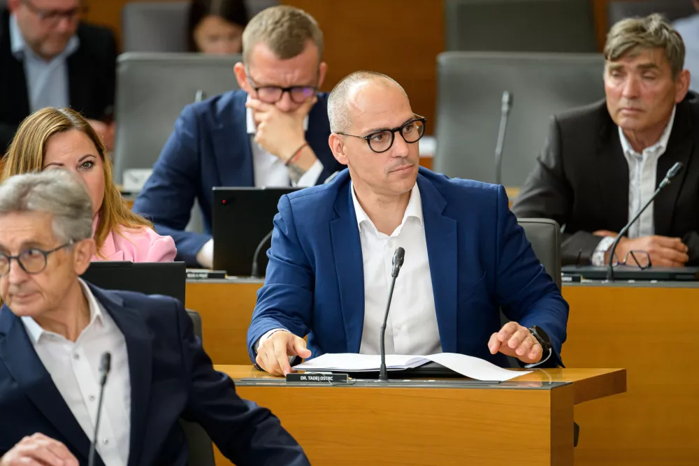 Vodja poslanske skupine Demokrati Tadej Ostrc. Foto: STA