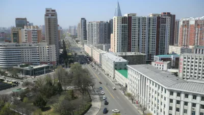 9143266 12.04.2026 A general view shows the city of Pyongyang, North Korea.,Image: 1090548856, License: Rights-managed, Restrictions: Editors' note: THIS IMAGE IS PROVIDED BY RUSSIAN STATE-OWNED AGENCY SPUTNIK., Model Release: no 