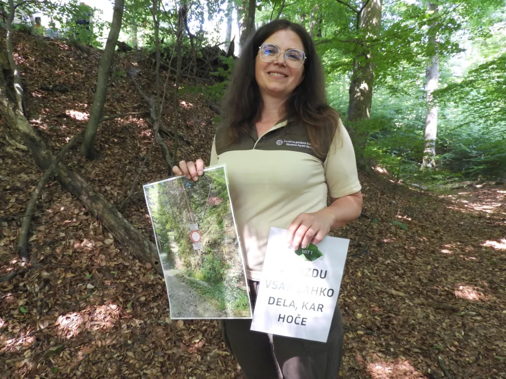 Breda &Scaron;laus vodja krajevne enote Ru&scaron;e, gozdarka / Foto: Katja Petrovec
