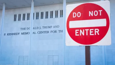 The John F. Kennedy Center for Performing Arts is seen in Washington, Friday, May 29, 2026. (AP Photo/Cliff Owen)