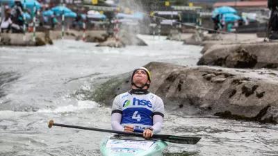 - Žiga Lin Hočevar,- 30.05.2026.- Svetovni pokal Kanu 2026, Tacen.//FOTO: Bojan Velikonja