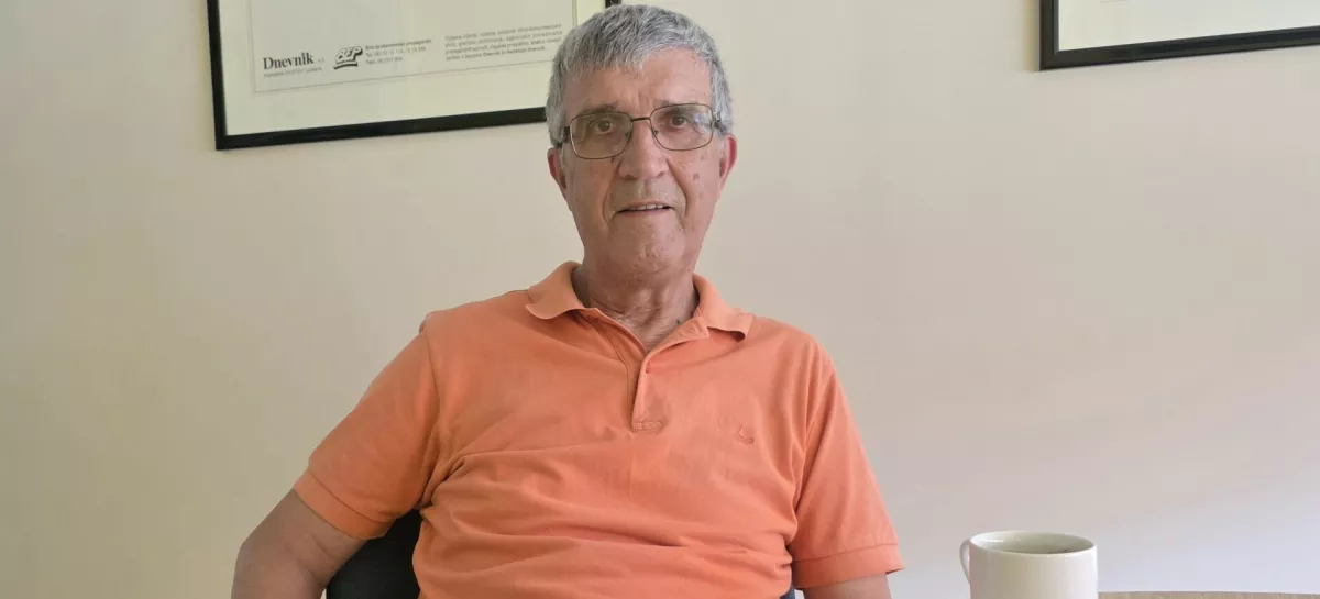 Dr. Josip Orbanić, strokovnjak za železni&scaron;ko tehnologijo in vlake, publicist, Legendarni vlak gomulka / Foto: Katja Gle&scaron;čič 