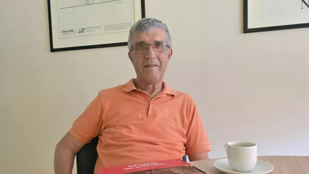 Dr. Josip Orbanić, strokovnjak za železni&scaron;ko tehnologijo in vlake, publicist, Legendarni vlak gomulka / Foto: Katja Gle&scaron;čič 