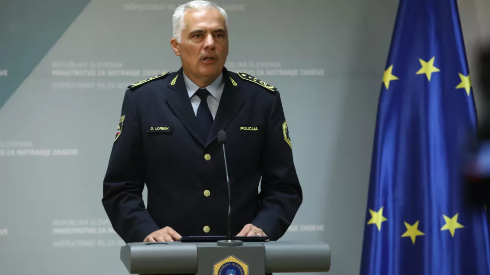 Direktor policije Danijel Lorbek 5.6.2026 - Vr&scaron;ilec dolžnosti generalnega direktorja policije Danijel Lorbek bo danes, 5. junija 2026,Foto: Luka Cjuha