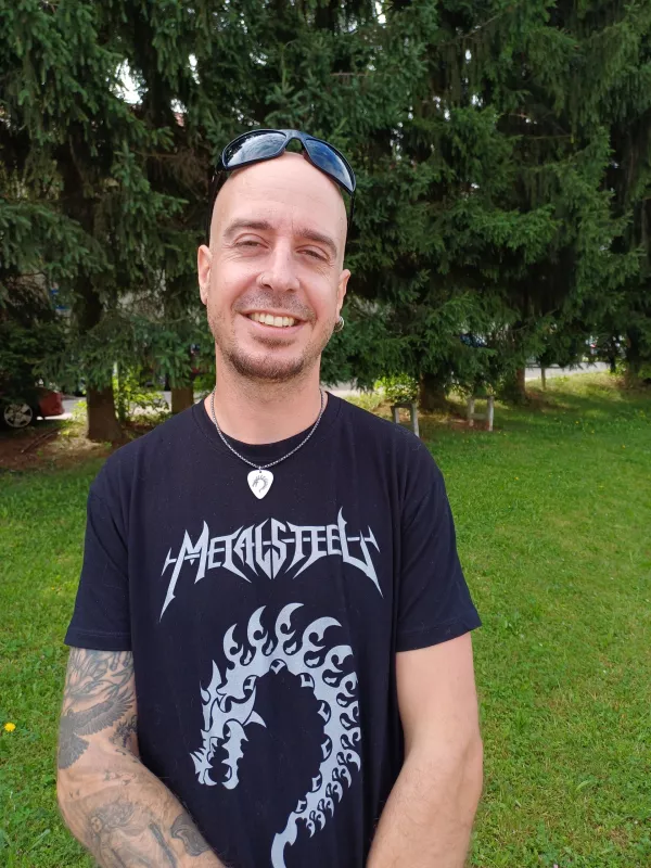 Bo&scaron;tjan Gortnar gasilec PGD Preska MedvodeRok Tom&scaron;ič Jedro